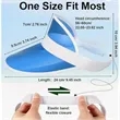 PVC Clear Colored Plastic Sun Visors Hat | https://www.bestnamebadges.com