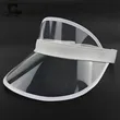 PVC Clear Colored Plastic Sun Visors Hat | https://www.bestnamebadges.com