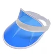 PVC Clear Colored Plastic Sun Visors Hat | https://www.bestnamebadges.com