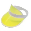PVC Clear Colored Plastic Sun Visors Hat | https://www.bestnamebadges.com