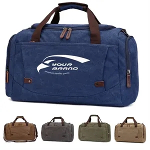 Overnight Compartment Duffel Weekend Travel Bags for Men | https://www.bestnamebadges.com