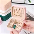 Portable Travel PU Jewelry Box Case Storage Organizer Holder | https://www.bestnamebadges.com