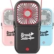 Power Bank and Folding Neck Fan | https://www.bestnamebadges.com