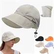 Outdoor Uv Protection Hollow Top Wide Brim Sun Hat for Women | https://www.bestnamebadges.com