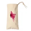 Cotton Drawstring Wine Tote Bag | https://www.bestnamebadges.com