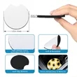 Circular Opening Car Coasters | https://www.bestnamebadges.com