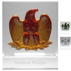 Majestic Eagle Crystal Award in Three Elegant Colors | https://www.bestnamebadges.com