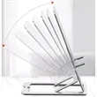 Foldable Aluminum Phone & Tablet Stand | https://www.bestnamebadges.com