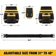 Adjustable Utility Pocket Tool Belts | https://www.bestnamebadges.com