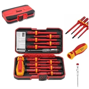 13-Pieces Insulated Electrician Screwdriver Set