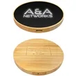 10W Wireless Bamboo Charging Pad | https://www.bestnamebadges.com
