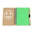 Die Cut Notebook With Pen | https://www.bestnamebadges.com