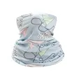 9"x20" Single Layer Lycra Full Color Tube Neck Gaiter | https://www.bestnamebadges.com