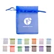 5"X7" Organza Drawstring Pouch | https://www.bestnamebadges.com