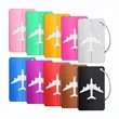Rectangle Aluminum Suitcase Luggage Tag With Name Card | https://www.bestnamebadges.com