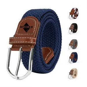 Woven Stretch Braided Belt
