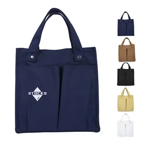 Cotton Canvas Shopping Tote Bag