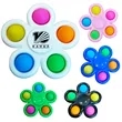 Fidget Pop It Toy Bubble Keychain Spinner Simple Dimple | https://www.bestnamebadges.com