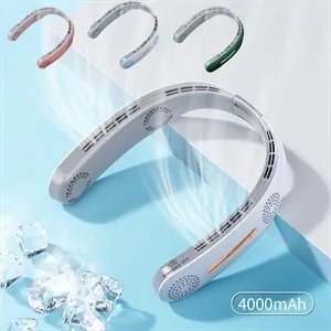 Cooling Airflow Bladeless Neck Fan USB Rechargeable with