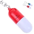 Custom Portable Mini Capsule Shape Keychain Pill Box | https://www.bestnamebadges.com