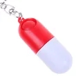 Custom Portable Mini Capsule Shape Keychain Pill Box | https://www.bestnamebadges.com