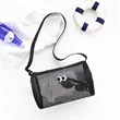 Cute Large Capacity Mesh Crossbody Swimming Bag | https://www.bestnamebadges.com