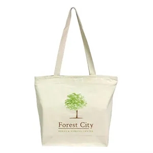 Medium Zipper Tote bag 12 OZ