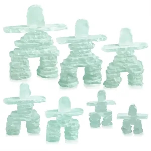 Inukshuks - Frosted | https://www.bestnamebadges.com