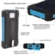 10,000-mAh Solar Power Bank W/ Flashlight compass Carabiner | https://www.bestnamebadges.com