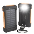 10,000-mAh Solar Power Bank W/ Flashlight compass Carabiner | https://www.bestnamebadges.com
