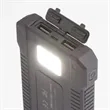 10,000-mAh Solar Power Bank W/ Flashlight compass Carabiner | https://www.bestnamebadges.com