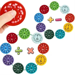 Math Fact Fidget Spinners (1 Set 9 pcs)