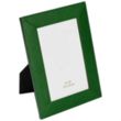 Leather Picture Photo Frame Leather Border Fabric Easel | https://www.bestnamebadges.com