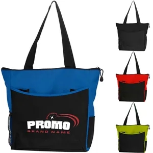 Discount Promos Beach Tote Bags Personalized Reusable Pack | https://www.bestnamebadges.com