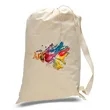 Custom Printed Drawstring Laundry Bag 12 OZ | https://www.bestnamebadges.com