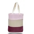 Canvas Tri Color Bag  12 OZ | https://www.bestnamebadges.com