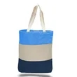 Canvas Tri Color Bag  12 OZ | https://www.bestnamebadges.com
