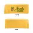 6' Custom Plastic Disposable Table Cover - Full Color | https://www.bestnamebadges.com