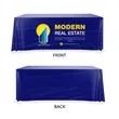 8' Custom Plastic Disposable Table Cover - Full Color | https://www.bestnamebadges.com