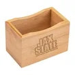 Bamboo Desk Organizer Cup Tray | https://www.bestnamebadges.com