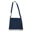 Small Canvas Messenger Bag with Long Handles 12 OZ | https://www.bestnamebadges.com