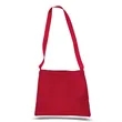 Small Canvas Messenger Bag with Long Handles 12 OZ | https://www.bestnamebadges.com