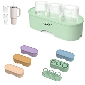 Silicone Ice Mold Tray with Lid
