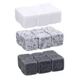 Recyclable Chilling Rocks Ice Wine Stones Frozen Set | https://www.bestnamebadges.com
