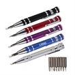 LED Aluminum Tool Pen With Screwdriver | https://www.bestnamebadges.com