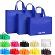 Portable Reusable Non Woven Grocery Bag with Handles | https://www.bestnamebadges.com