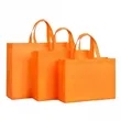 Portable Reusable Non Woven Grocery Bag with Handles | https://www.bestnamebadges.com