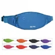 Large Crossbody Fanny Pack with 3-Zipper Pockets | https://www.bestnamebadges.com