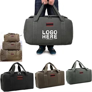 Canvas Duffel Bag Travel | https://www.bestnamebadges.com