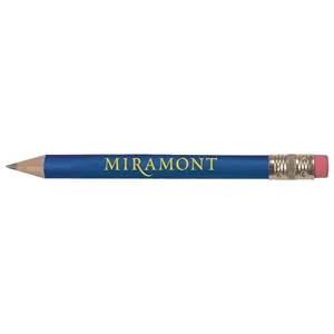 Round Golf Pencil w/Eraser
